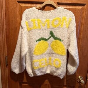NWT Limoncello cream knit Sweater